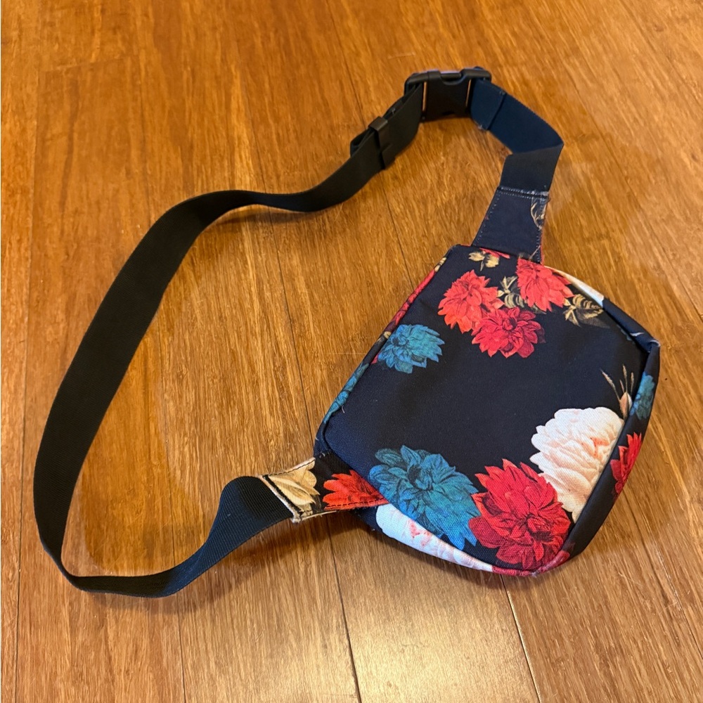Herschel Supply Company Floral Crossbody Bag - Black and Multicolor